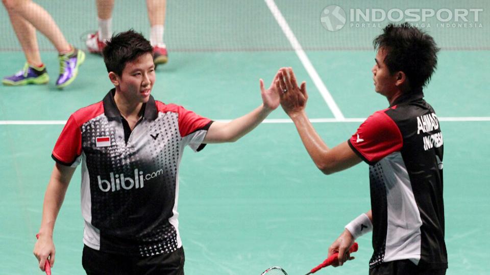 Liliyana Natsir (kiri) dan Tontowi Ahmad. - INDOSPORT